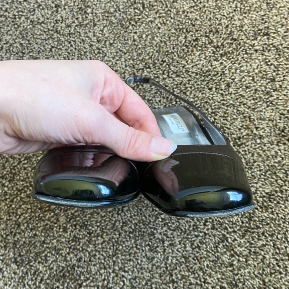 Vintage Bruno Magli Square Toe Slingback Heels Size 9 Brown/Black - Picture 5 of 9